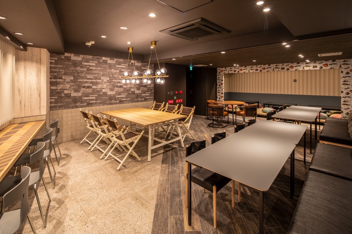 食堂は自習、談話などフリースペースとしても活用できます。 | カレッジコート石橋阪大前 | 大阪の学生マンション総合サイト【student room】